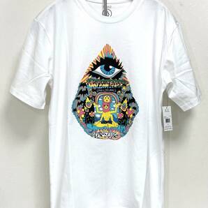 VOLCOM ボルコム AF022207WHT メンズ Sサイズ 半袖Tシャツ プリントティー T-Shirts PrintTee ホワイト色 ヴォルコム 新品 即決 送料無料の画像1