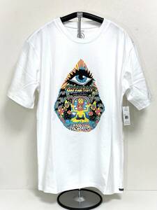 VOLCOM ボルコム AF022207WHT メンズ Lサイズ 半袖Tシャツ プリントティー T-Shirts PrintTee ホワイト色 ヴォルコム 新品 即決 送料無料