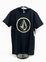 VOLCOM ボルコム AF512202BLC メンズ Lサイズ 半袖Tシャツ ロゴティー プリントTee T-Shirts ブラック色 ヴォルコム 新品 即決 送料無料_画像1