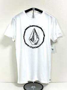 VOLCOM ボルコム AF512202WTC メンズ Lサイズ 半袖Tシャツ ロゴティー プリントTee T-Shirts ホワイト色 ヴォルコム 新品 即決 送料無料