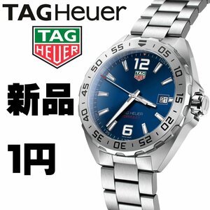 1円 タグホイヤー新品 200m防水フォーミュラ1 F1 &ブルーメタリック サファイアガラス スイス製 メンズ TAG HEUER 腕時計 1スタ 本物
