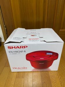 新品未使用展示品★ SHARP シャープ KN-HW24F-R ヘルシオ ホットクック 水なし自動調理鍋 保証書付属★
