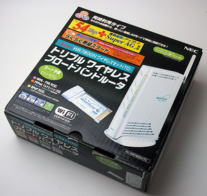 未使用品■NEC PA-WR7800H/TC カード子機セットモデル 無線LANルーター/Wi-Fiルーター