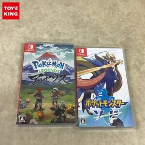 1円～ Nintendo Switch ソフト Pokemon LEGENDS アルセウス、ポケットモンスター ソード / ポケモン