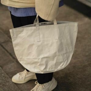 新品 RAKINES ラキネス Linan canvas-Helmet bag キャンバス ヘルメットバッグ Linen リネン White ホワイト 白 +81 トート TEMBEA PORTER