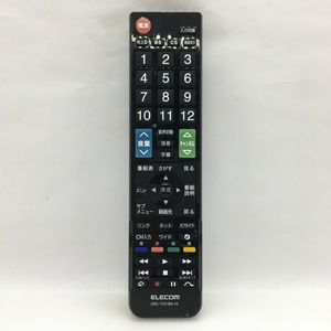 ELECOM　リモコン　ERC-TV01BK-HI　中古品M-3427