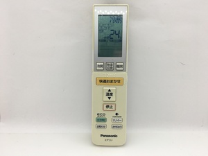 Panasonic　エアコンリモコン　A75C3682　中古品A-8905