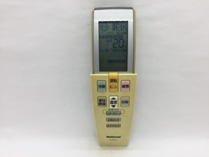 National　エアコンリモコン　A75C2590　中古品A-3498