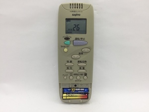 SANYO　エアコンリモコン　RCS-FB1C　中古品A-2777