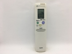 SANYO air conditioner remote control RCS-SR4 secondhand goods A-5390