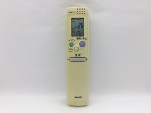 SANYO　エアコンリモコン　RCS-SP4　中古品A-7980