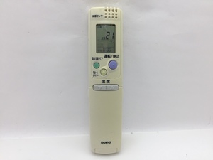SANYO　エアコンリモコン　RCS-SN1　中古品A-6808