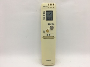 SANYO　エアコンリモコン　RCS-ZP1　中古品A-5406