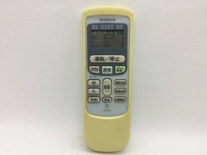 日立　エアコンリモコン　RAR-2L1　中古品A-3975