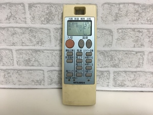 三菱　エアコンリモコン　NA057　中古品A-9926