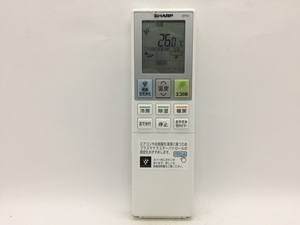 SHARP　エアコンリモコン　B024JB　中古品A-4487