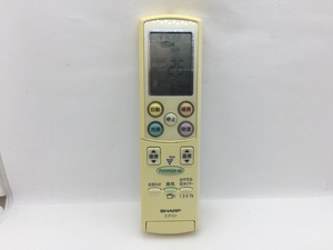 SHARP　エアコンリモコン　A658JB　中古品A-7332