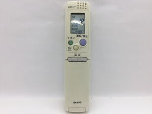 SANYO　エアコンリモコン　RCS-SN6　中古品A-6950