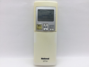 National　エアコンリモコン　A75C2872　中古品A-7209