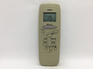 SANYO　エアコンリモコン　RCS-H1　中古品A-4914