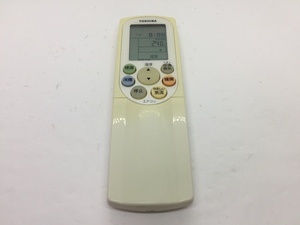 東芝　エアコンリモコン　WH-F2E　中古品A-3493