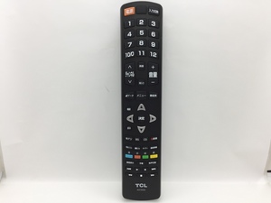 TCL　テレビリモコン　RC3100J02　中古品M-6243