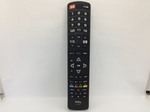 TCL　テレビリモコン　RC3100J02　中古品M-7548