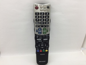 SHARP　リモコン　GA801WJSA　　中古品M-2685