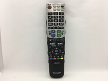 SHARP　リモコン　GA801WJSA　中古品M-0380_画像1