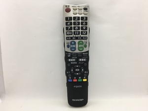 SHARP　リモコン　GA801WJSA　中古品M-0380