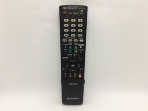 SHARP　リモコン　GB068WJSA　中古品T-6228