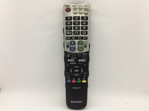 SHARP　リモコン　GA814WJSA　中古品T-8848