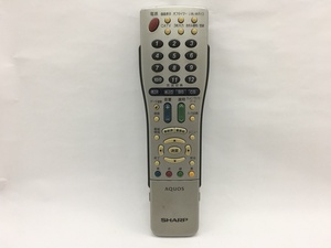 SHARP　リモコン　GA366WJSA　中古品T-3619