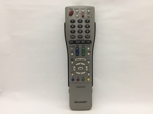 SHARP　リモコン　GA560WJSA　中古品T-4611