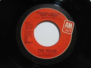 【7”】 THE POLICE / WRAPPED AROUND YOUR FINGER US盤 ポリス アラウンド・ユア・フィンガー _