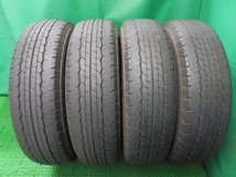 d80◆ダンロップ SP 175N◆DUNLOP 195/80R15 107/105L LT 中古LTタイヤ4本セット_画像1