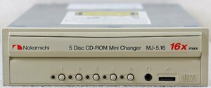 S◎ジャンク品◎PCパーツ『16倍速5連装CD-ROMドライブ MJ-5.16』 Nakamichi/ナカミチ 1997年6月発売 PC/AT互換機用 E-IDE(ATAPI)対応