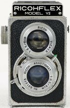 S◇ジャンク品◇フィルムカメラ/二眼レフ RICOHFLEX VII リコー/RICOH 本体のみ レンズカバーつき ※動作未確認 ※レンズ内にカビ_画像2