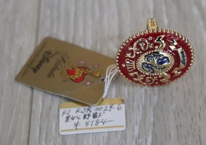 1円スタート!Disney Coutureディズニークチュール新品美女と野獣 指輪5184円11号リング赤