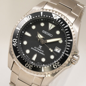 質イコー [セイコー] SEIKO 腕時計 プロスペックス SBDC029 ダイバーズウオッチ 200m防水 チタン 自動巻 メンズ 新同品