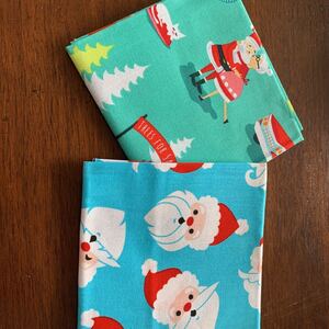 生地布カットクロスハンドメイド用 クリスマス サンタクロース