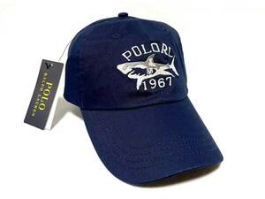 未使用 POLO RALPH LAUREN ポロ ラルフローレン 帽子 キャップ帽 刺繍 メンズ レディース ゴルフ アメカジ R-L40NVY
