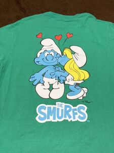 【3Lサイズ】SMURF スマーフシャツ Tシャツ 正規品 タグ ライセンス品/アメカジ アメコミ 絵本