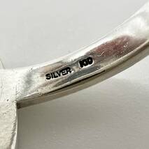 agete アガット SILVER K10 リング マーカサイト 11号_画像7