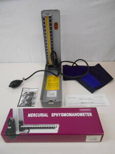 【☆KEN－55】★中古品/YAMASU/水銀血圧計/NO.601 ケンツメディコ MERCURIAL SPHYGMOMANOMETER/医療品【HK】