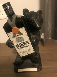 ニッカ　ニッカウィスキー販促品　非売品　抱き熊　飾り昭和レトロ　ニッカウィスキー　　置物