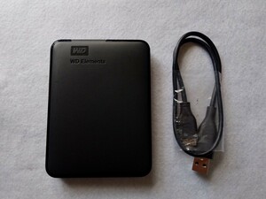 WD Elements Portable 1TB 　ポータブルHDD 1TB　外付けハードディスク