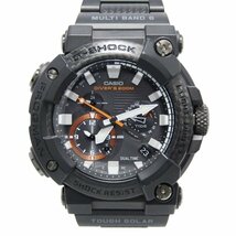 良品 CASIO G-SHOCK Gショック GWF-A1000XC-1AJF FROGMAN カーボン アナログ フロッグマン 電波ソーラー 黒 ブラック オレンジ 30011198_画像1