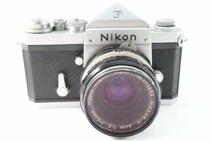【ジャンク】NIKON ニコン F アイレベル NIKKOR-H AUTO 50mm F2 単焦点レンズ 一眼レフ フィルムカメラ 37770-F