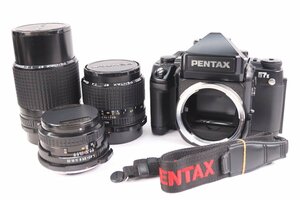 PENTAX ペンタックス 67Ⅱ SMC 200mm F4/55mm F4/90mm F2.8 単焦点レンズ 中判フィルムカメラ 36971-F